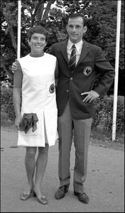 Claude et Jarka tenue officielle 1969
