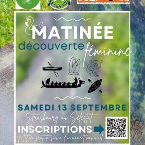Découverte du canoë au féminin le 13 septembre